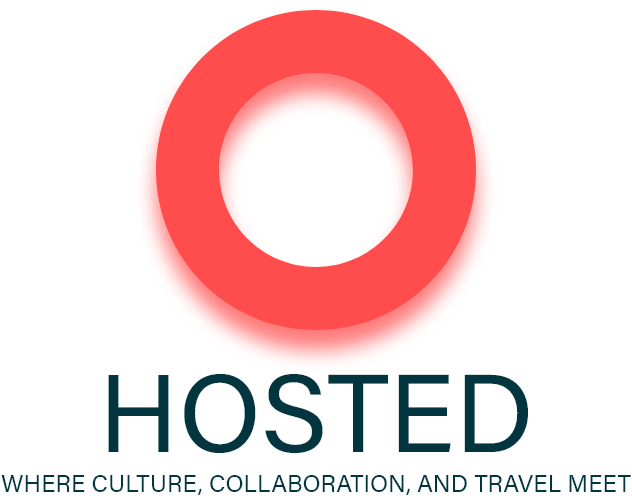 Hosted logo — Where culture, collaboration, and travel meet